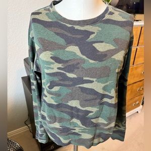 NWOT Sundry Camo Sweatshirt